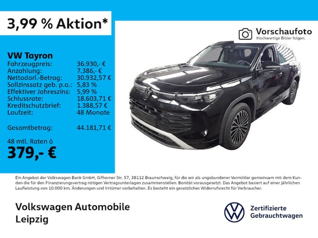 Volkswagen Tayron DSG Life 1.5 eTSI