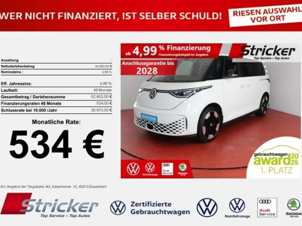 Volkswagen ID.Buzz 77 KWh IQ.Drive 150 kW