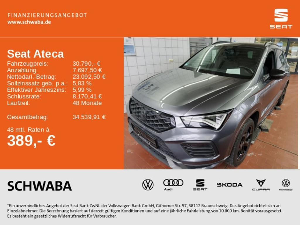 Seat Ateca FR-lijn 2.0 TSI 4Drive DSG