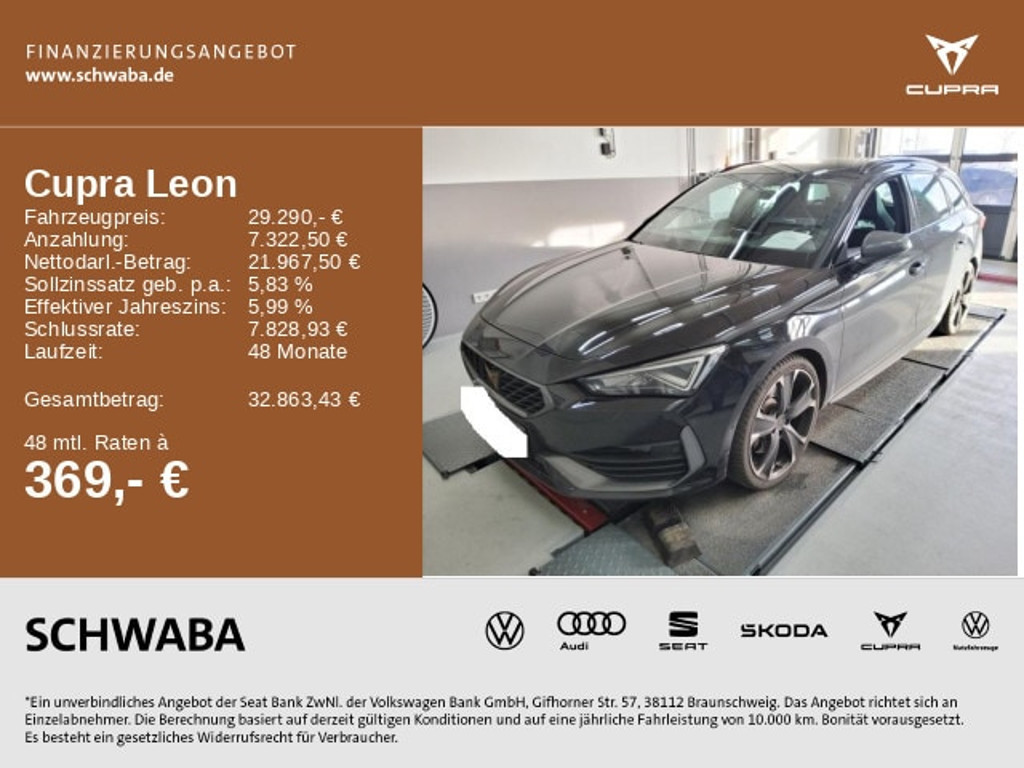 Cupra Leon Sportstourer 4Drive 2.0 TSI DSG VZ
