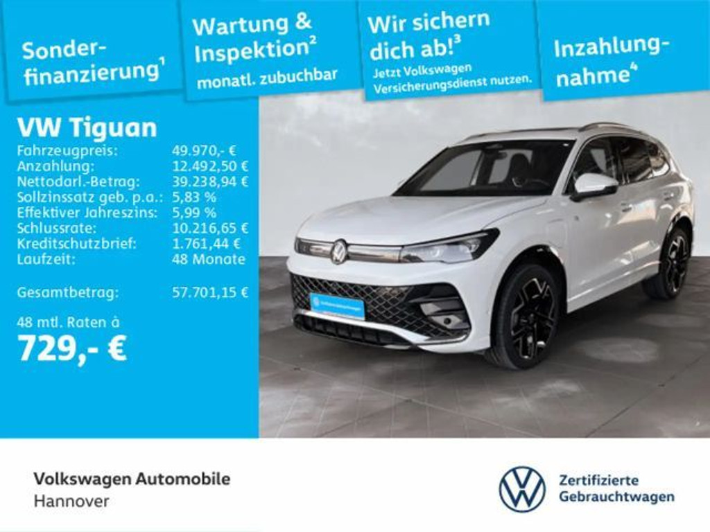 Volkswagen Tiguan DSG R-Line eHybrid 1.5 TSI