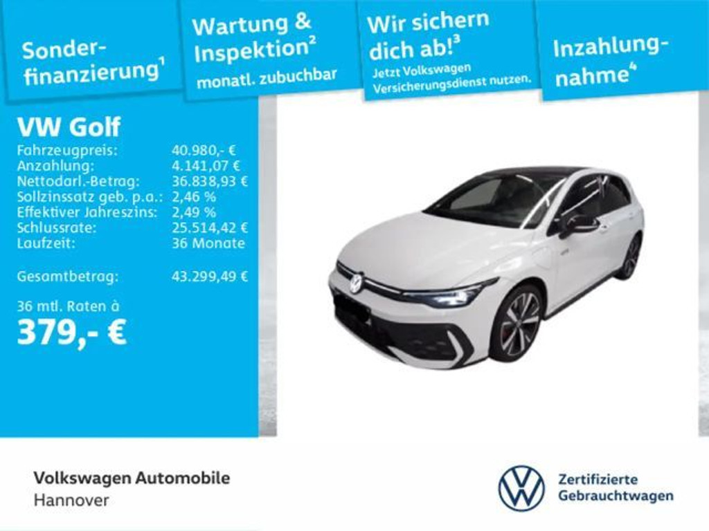 Volkswagen Golf DSG GTE 1.5 TSI Golf VIII