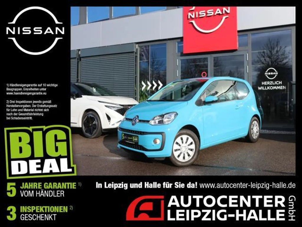 Volkswagen up! 1.0 SHZ Klima DAB+ WKR Inspe+TÜV neu