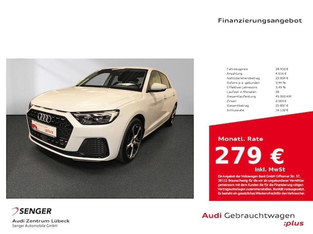 Audi A1 Sportback S-Tronic 25 TFSI