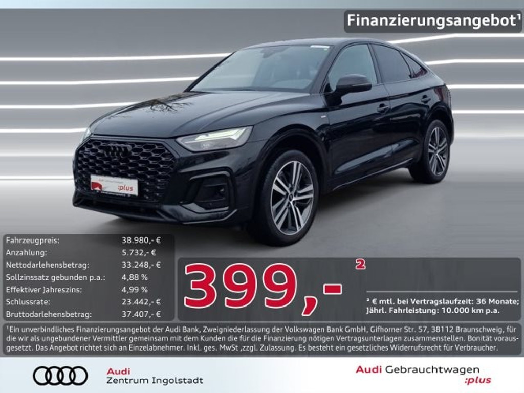 Audi Q5 Sportback Quattro S-Tronic 40 TDI