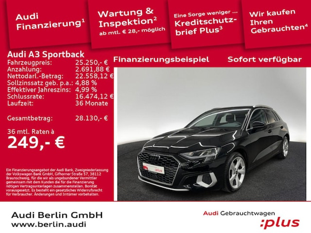 Audi A3 Sportback S-Tronic 35 TDI