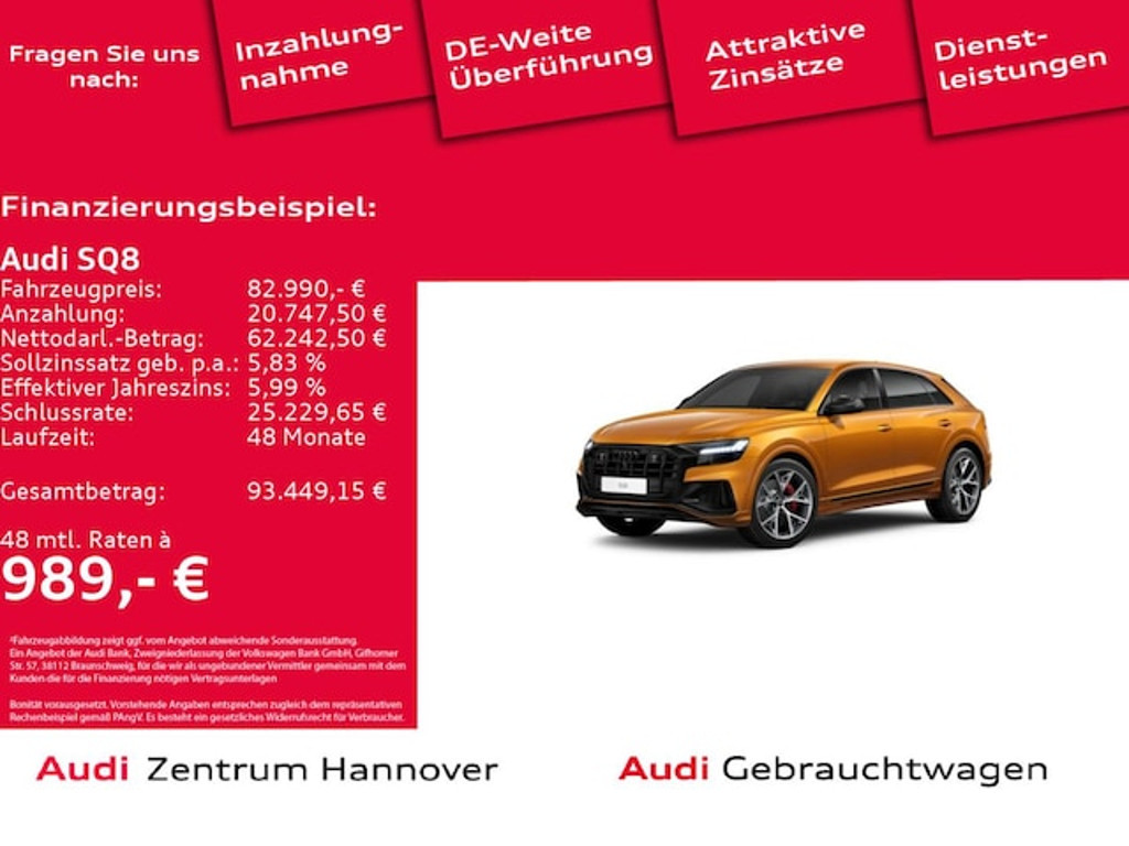 Audi SQ8 Quattro Competition