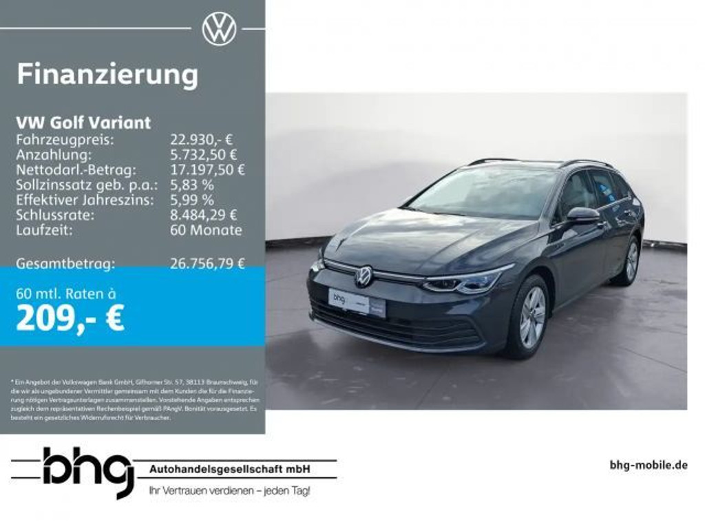 Volkswagen Golf Life Variant 1.0 TSI