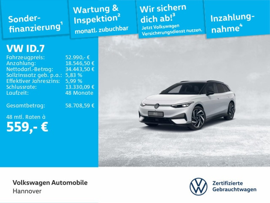 Volkswagen ID.7 IQ.Drive Pro Tourer