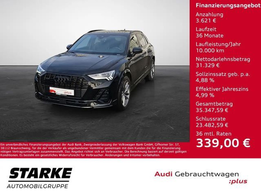 Audi Q3 Quattro S-Line S-Tronic 40 TFSI