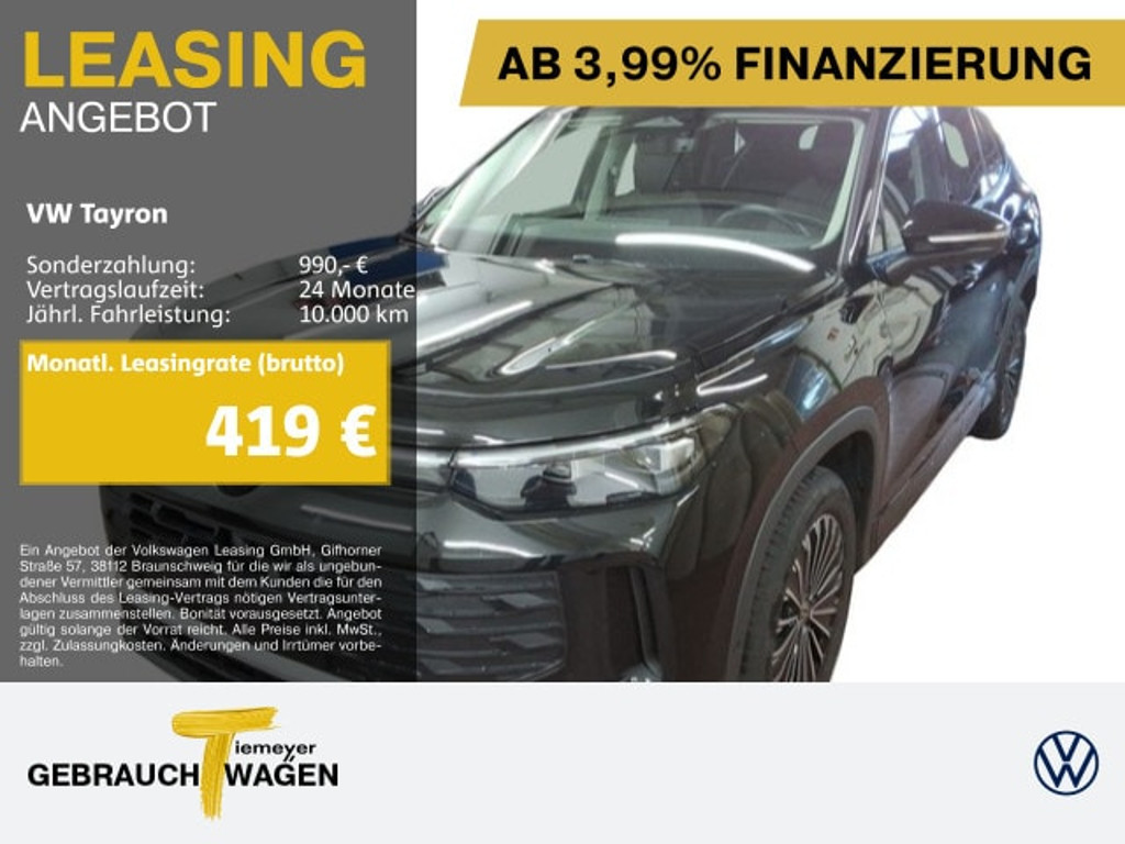 Volkswagen Tayron DSG Life 1.5 eTSI