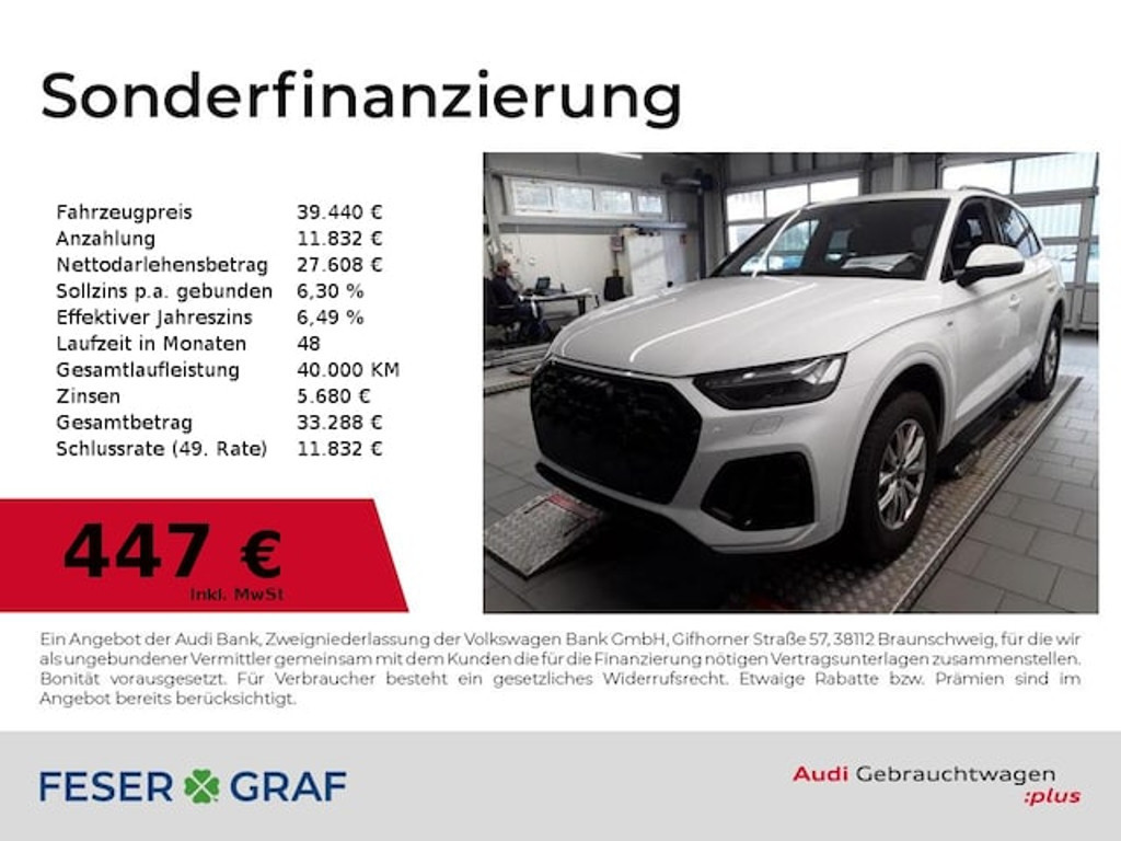 Audi Q5 Quattro S-Tronic 40 TDI