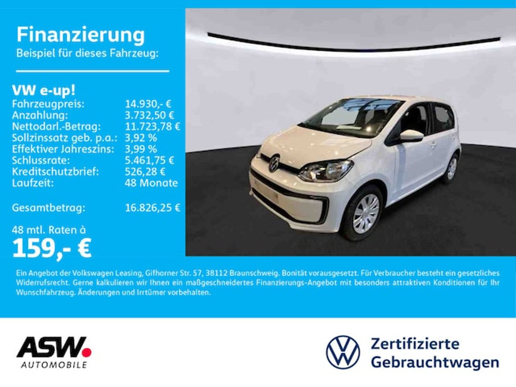 Volkswagen e-up! Move up! Move