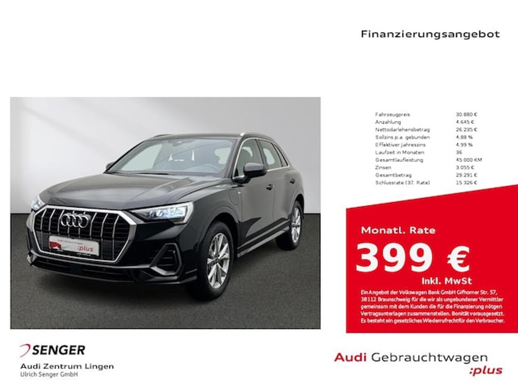 Audi Q3 S-Line S-Tronic Hybride 45 TFSI