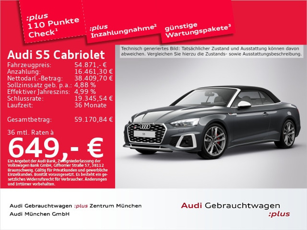 Audi S5 Cabriolet Quattro