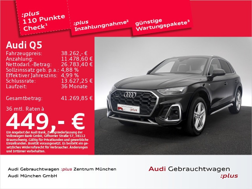 Audi Q5 Quattro S-Tronic 40 TDI