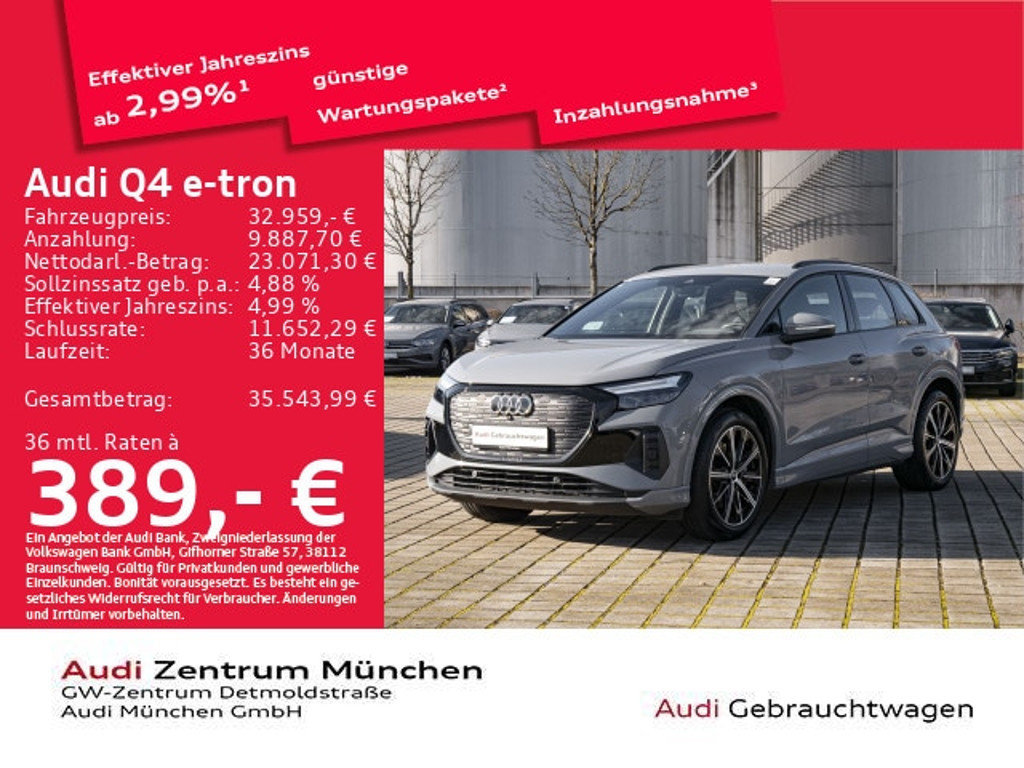 Audi Q4 e-tron Quattro 50