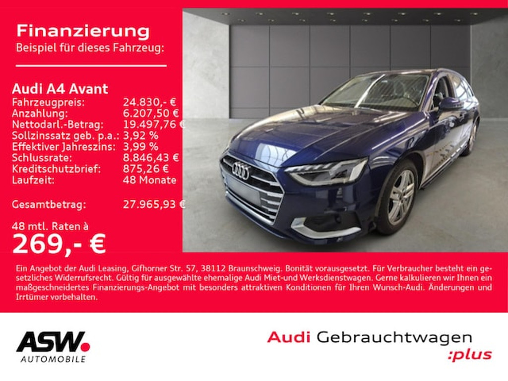 Audi A4 Avant S-Tronic 35 TDI