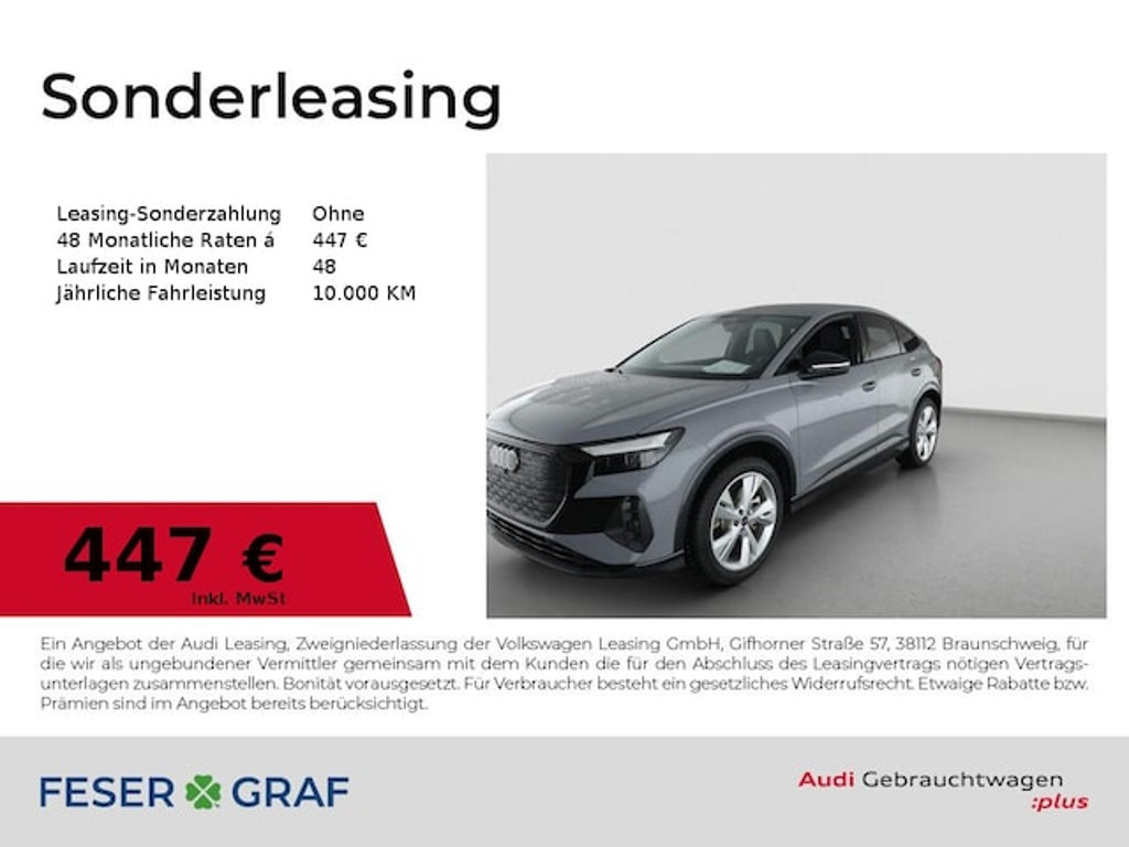 Audi Q4 e-tron Sportback Quattro