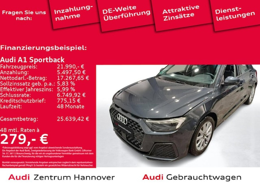 Audi A1 Sportback S-Tronic 35 TFSI