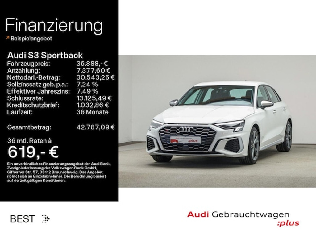 Audi S3 Sportback Quattro S-Tronic