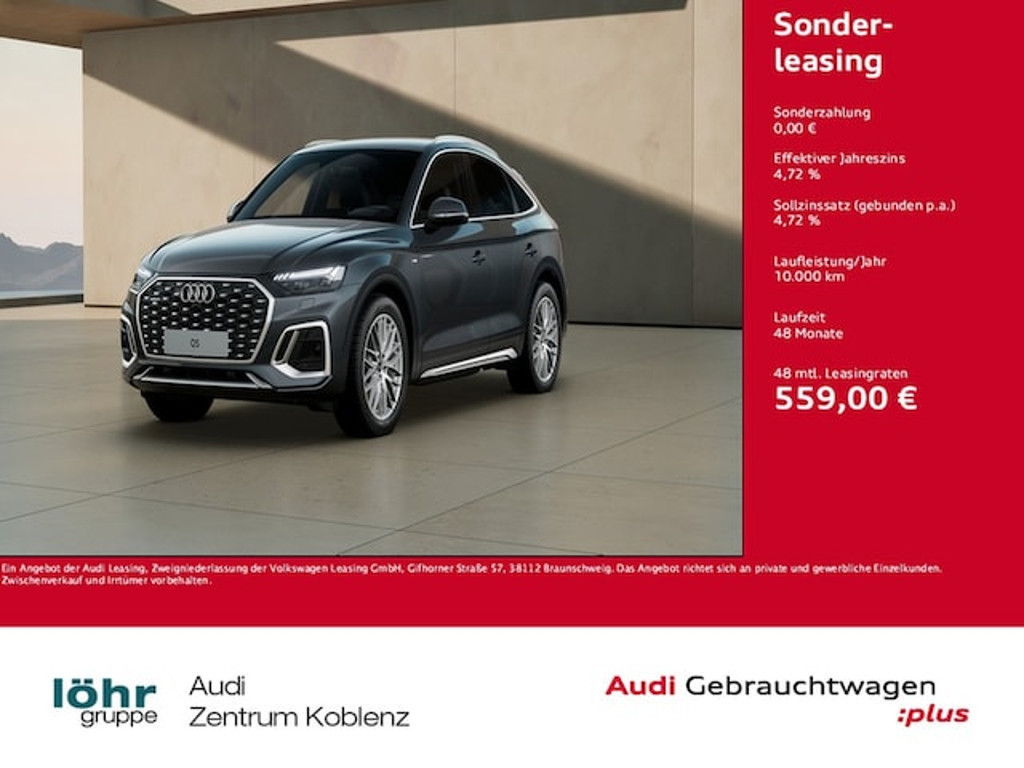 Audi Q5 Sportback Quattro S-Tronic 40 TFSI