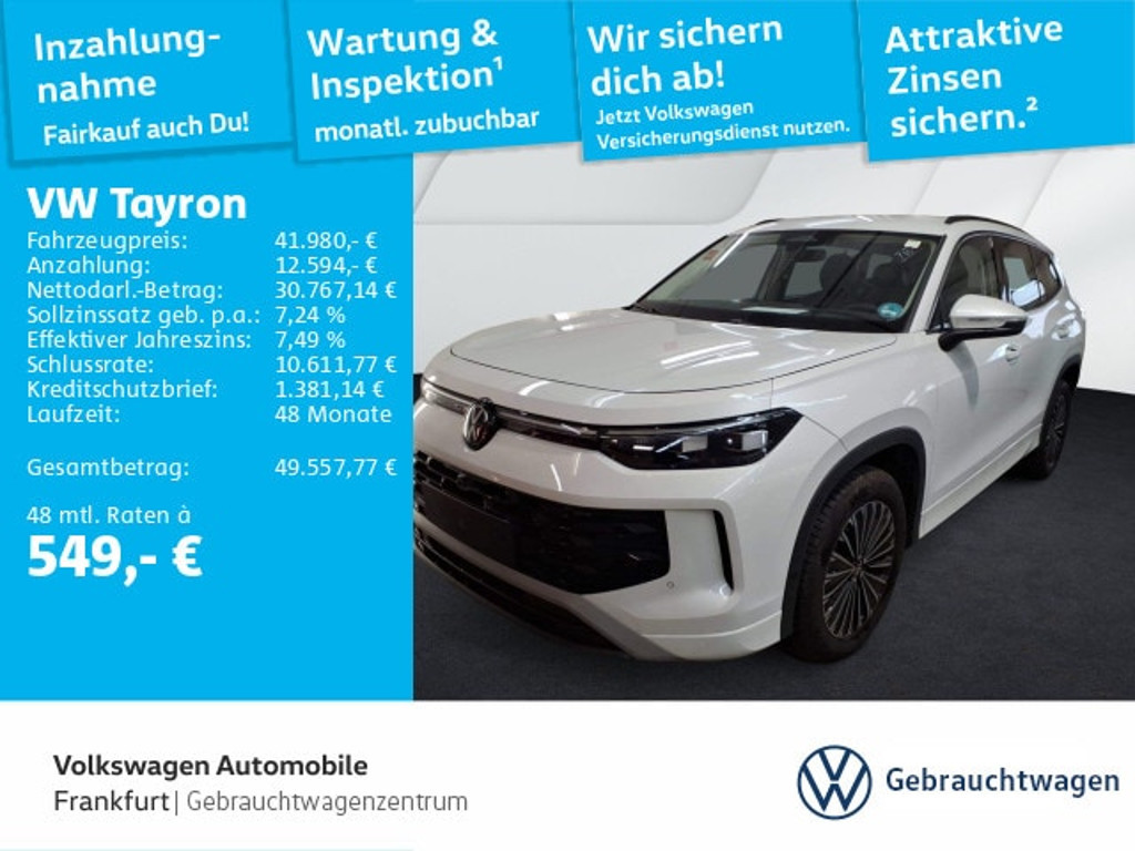 Volkswagen Tayron 4Motion DSG Life IQ.Drive 2.0 TDI