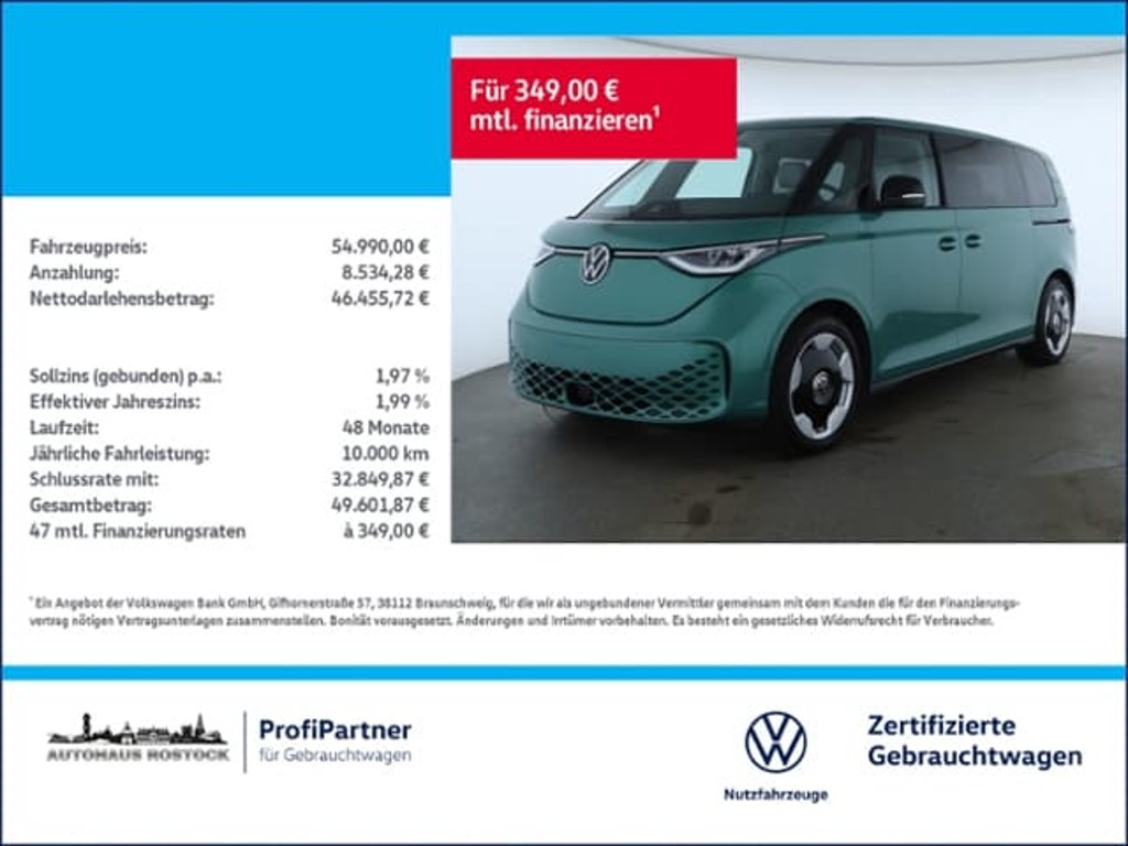 Volkswagen ID.Buzz ID.Buzz Goal lang 91kWh NAVI ACC RFK LED