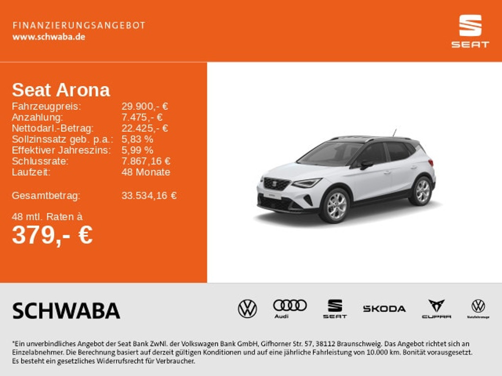 Seat Arona FR-lijn 1.0 TSI DSG