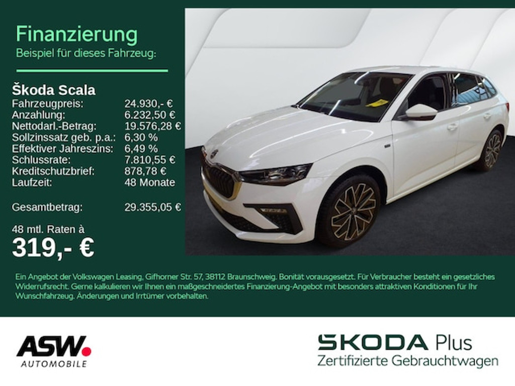 Skoda Scala 1.0 TSI Tour