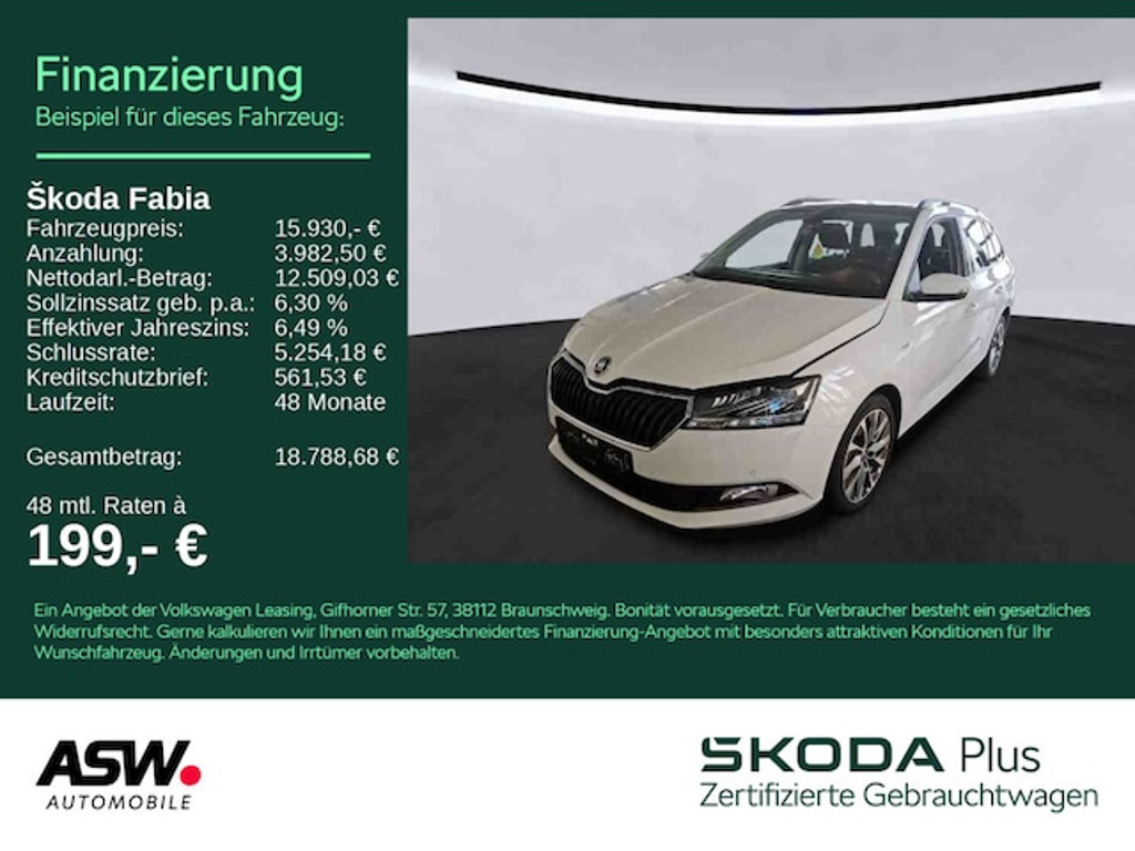 Skoda Fabia Clever 1.0 TSI Best
