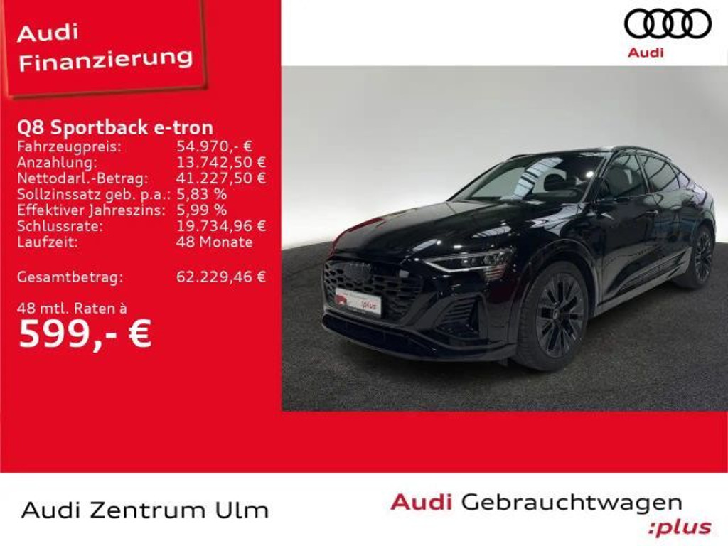 Audi Q8 e-tron Sportback Quattro S-Line 55