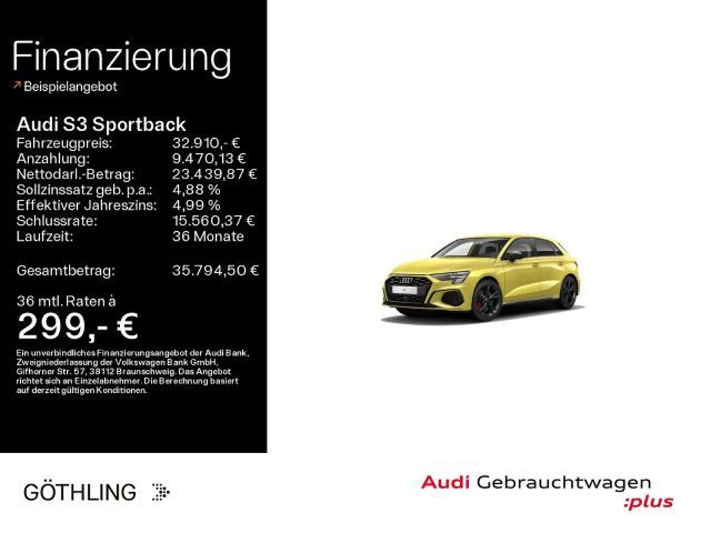 Audi S3 Sedan Quattro S-Tronic 2.0 TFSI