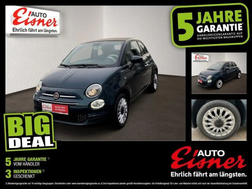 Fiat 500 1.0 GSE HYBRID 70HP LEDER