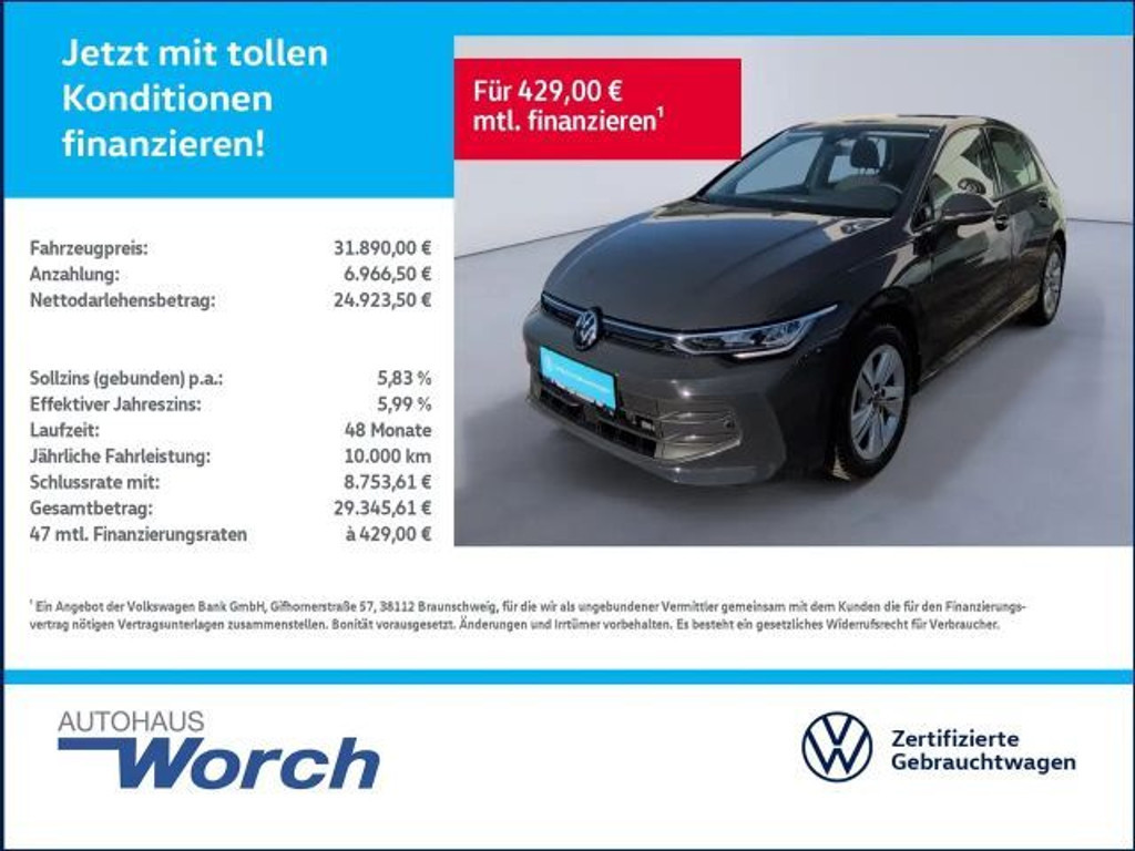 Volkswagen Golf Golf VIII 2.0 TDI