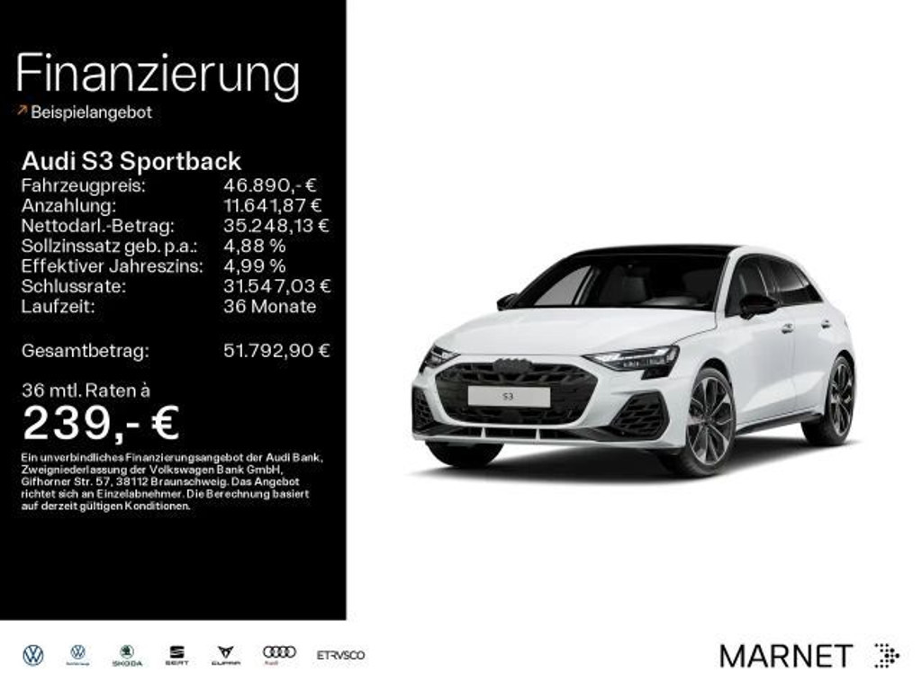 Audi S3 Sedan Quattro