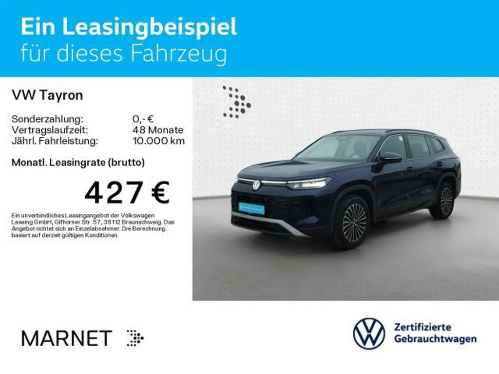Volkswagen Tayron 4Motion DSG Life 2.0 TDI