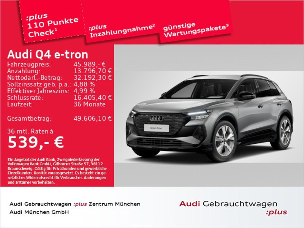 Audi Q4 e-tron Quattro