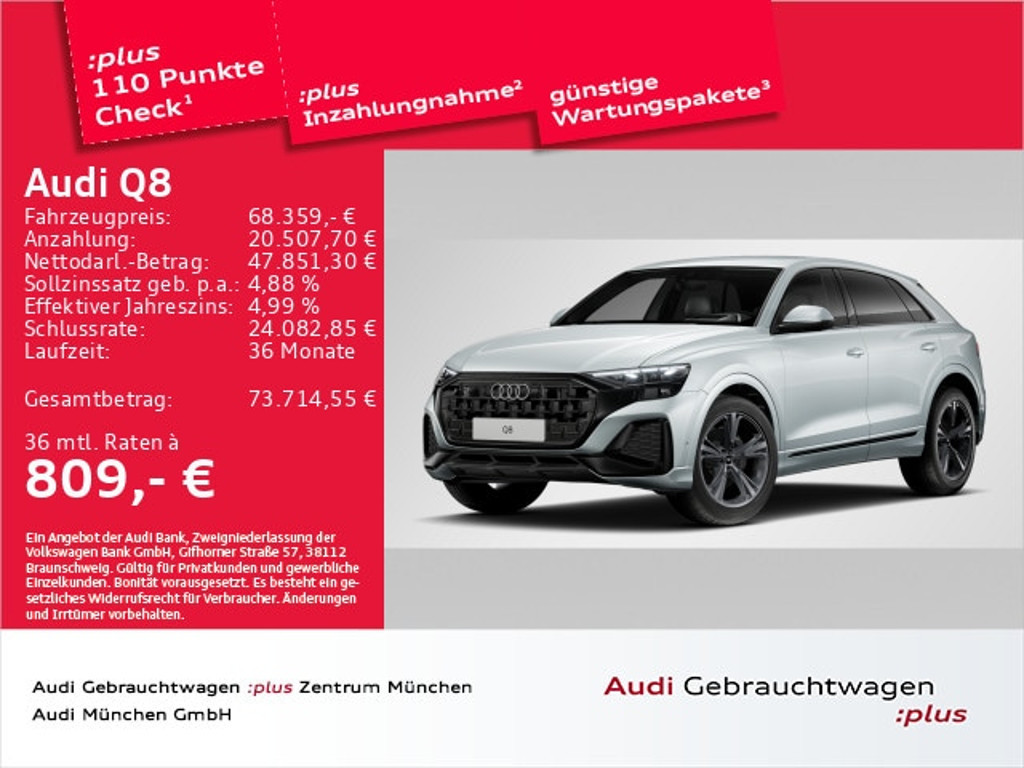 Audi Q8 Quattro 45 TDI