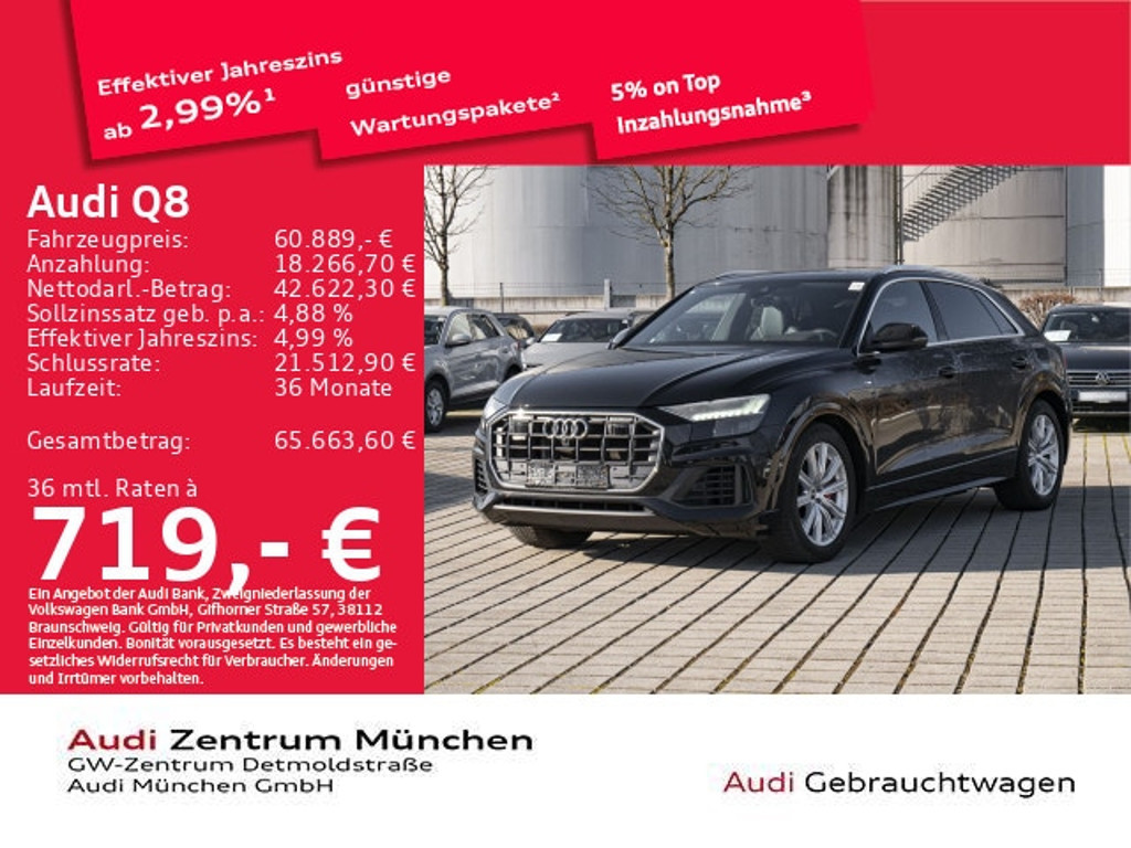 Audi Q8 Quattro Hybride 55 TFSI