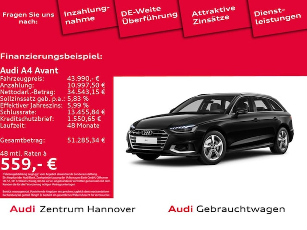 Audi A4 Avant Quattro S-Tronic 40 TDI