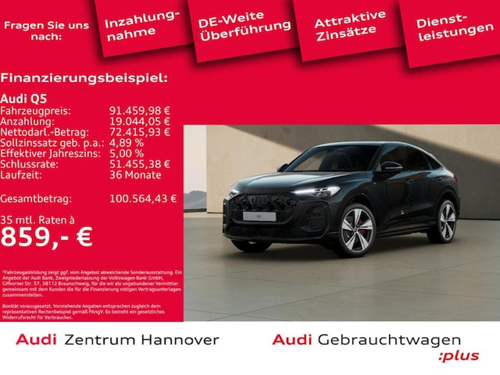Audi Q5 Sportback Quattro S-Tronic Hybride