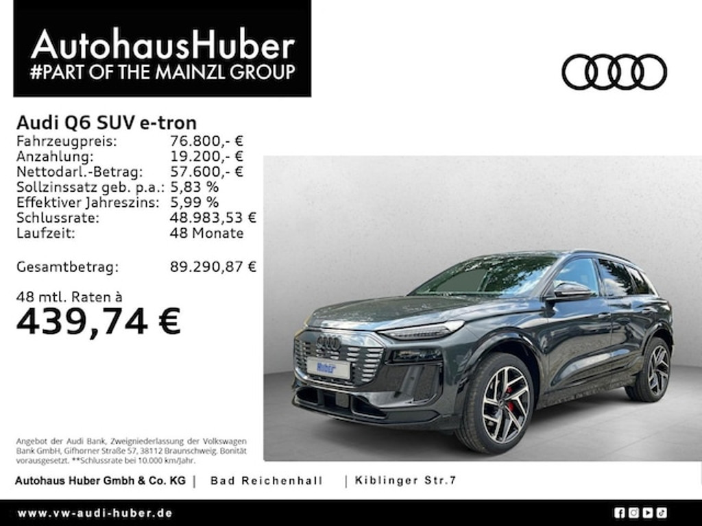 Audi Q6 e-tron Quattro