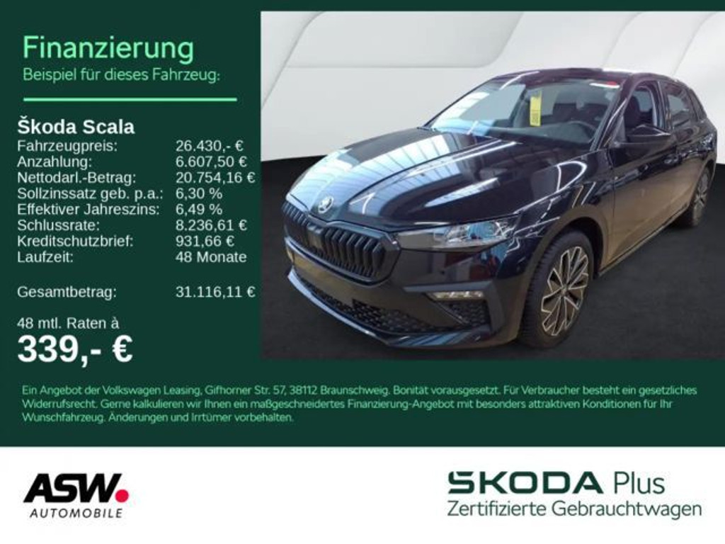Skoda Scala 1.5 TSI Tour