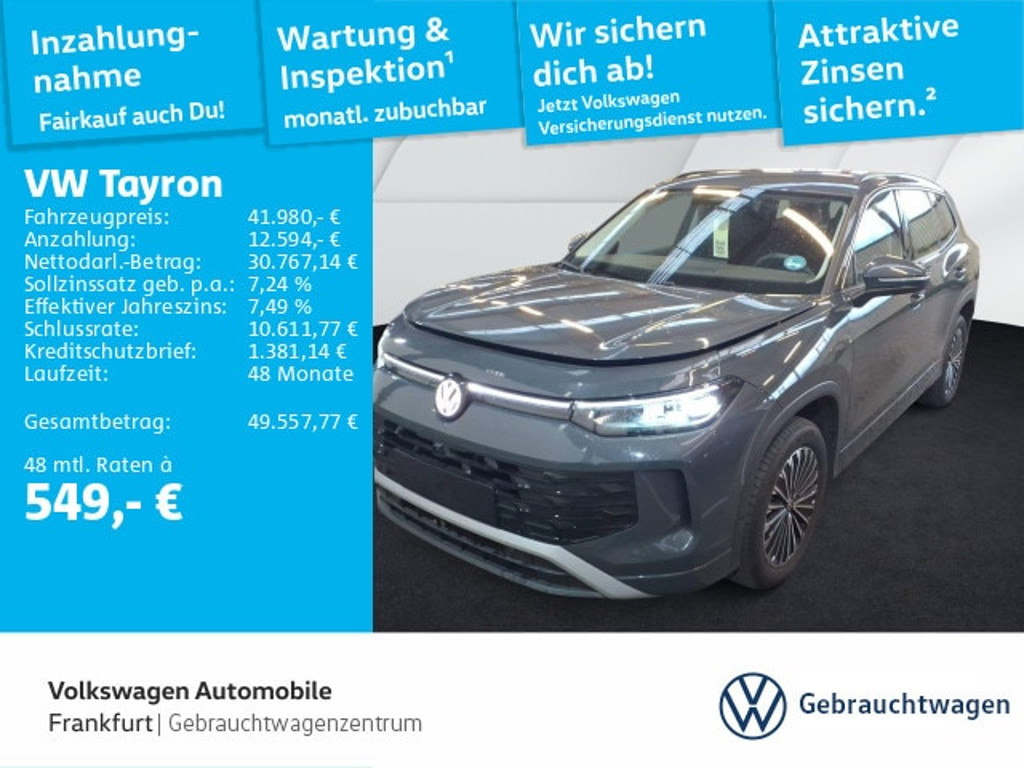 Volkswagen Tayron 4Motion DSG Life IQ.Drive 2.0 TDI