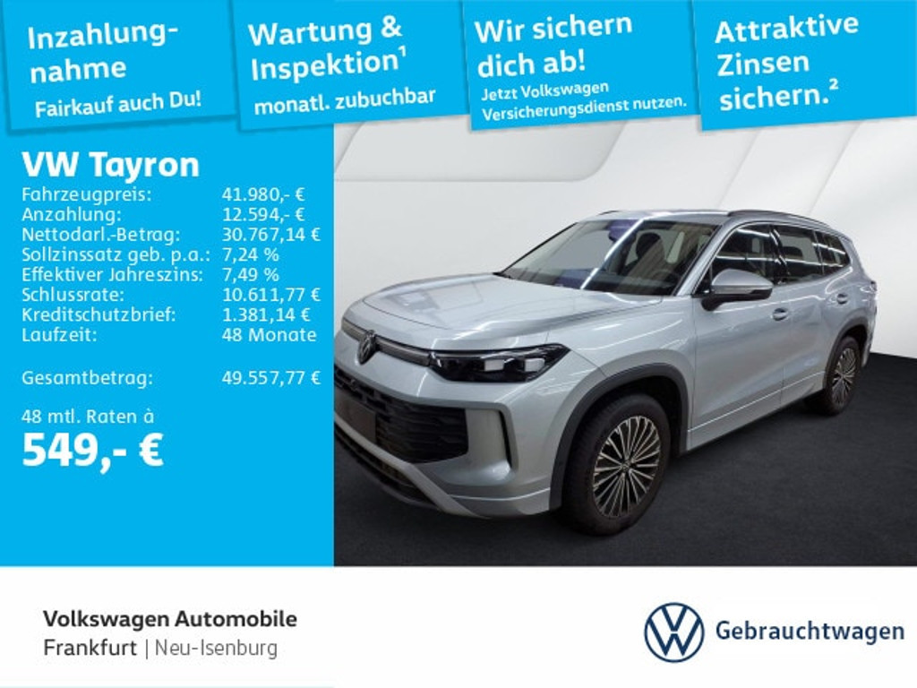 Volkswagen Tayron 4Motion DSG Life IQ.Drive 2.0 TDI