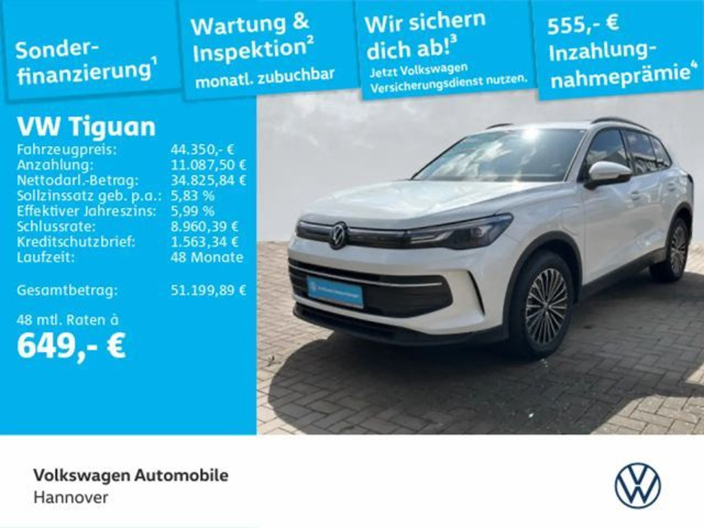 Volkswagen Tiguan DSG Life eHybrid 1.5 TSI