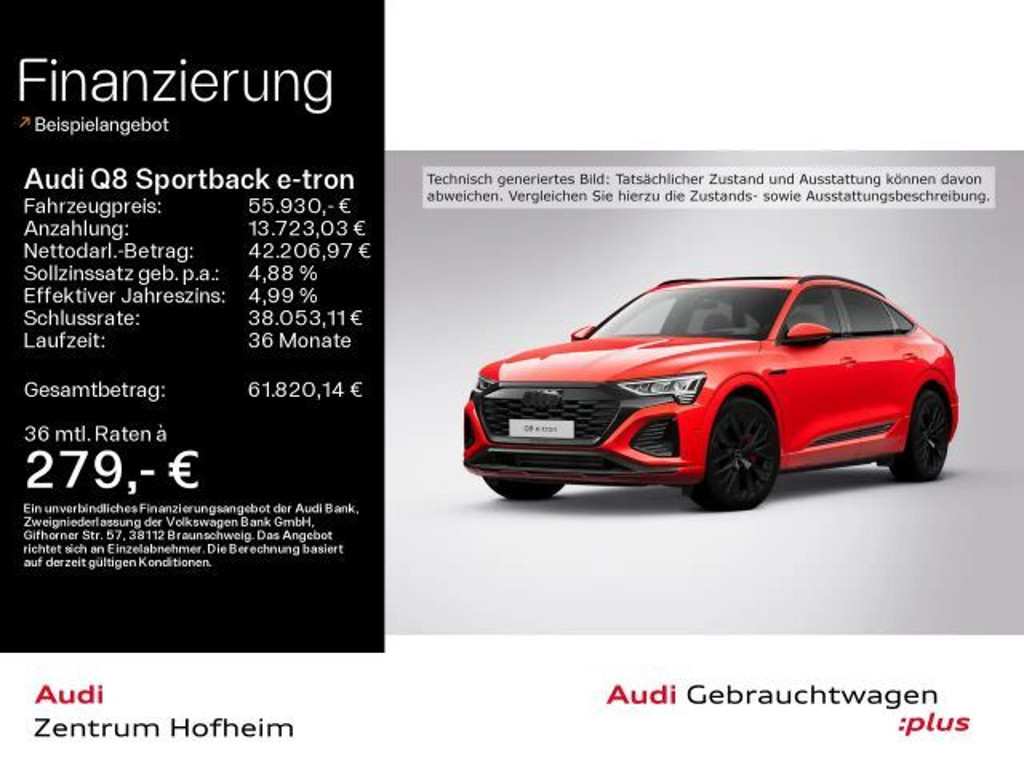 Audi Q8 e-tron Quattro S-Line 55