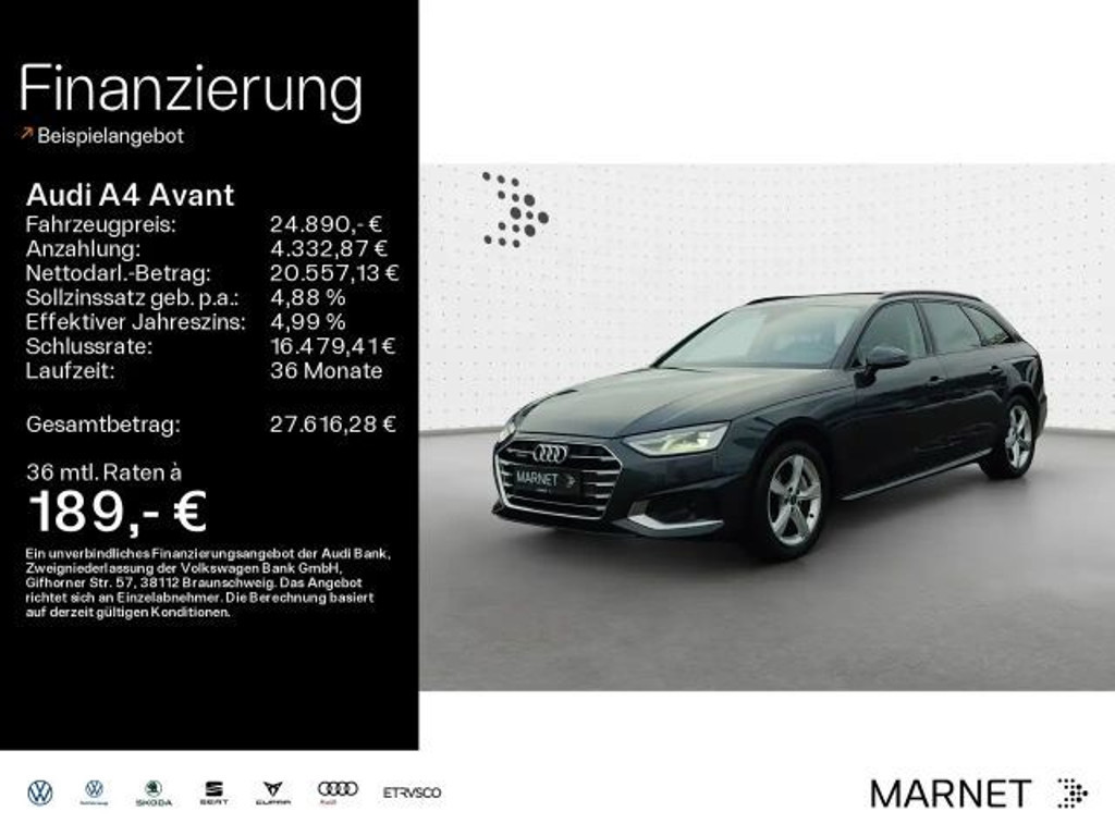 Audi A4 Quattro 40 TDI