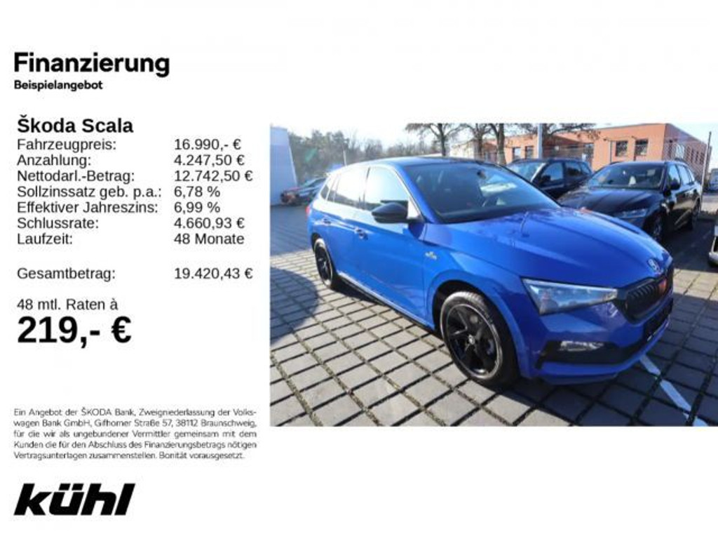 Skoda Scala Monte Carlo 1.5 TSI
